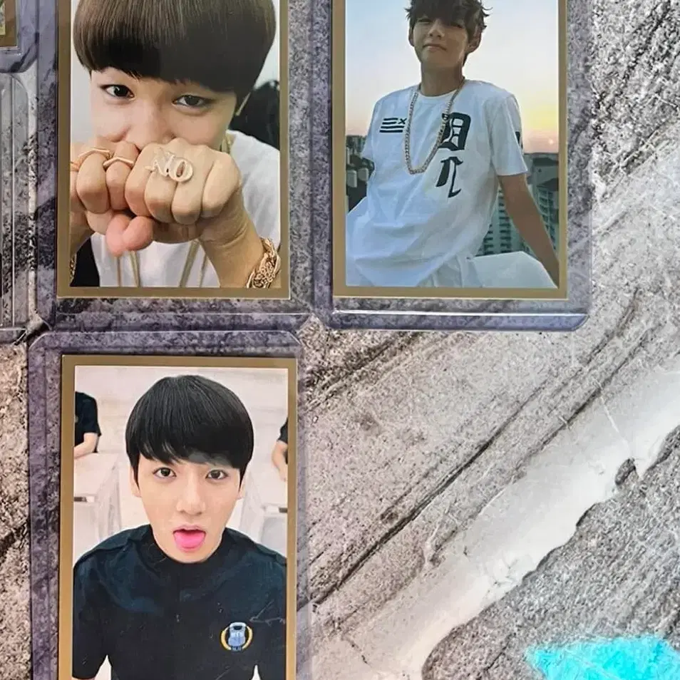 방탄 bts 정국 태형 다이어리 2014 포카