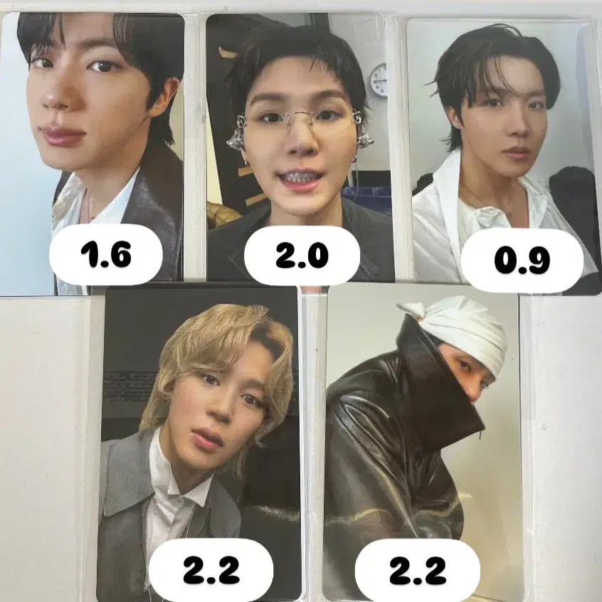 BTS 방탄 부산 아리랑 콘서트 픽업 럭키드로우 포토카드