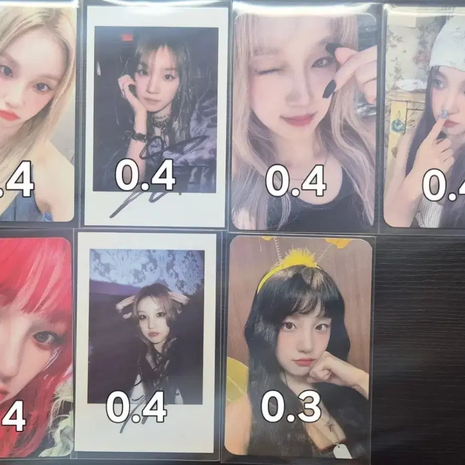 아이들 우기 포토카드 급처합니다 프릭 클락션 KMS