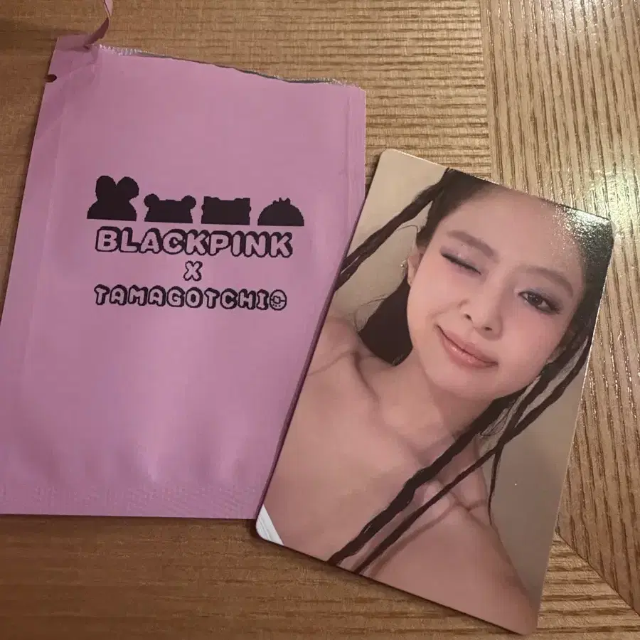 제니 포카 블랙핑크 다마고치 포카