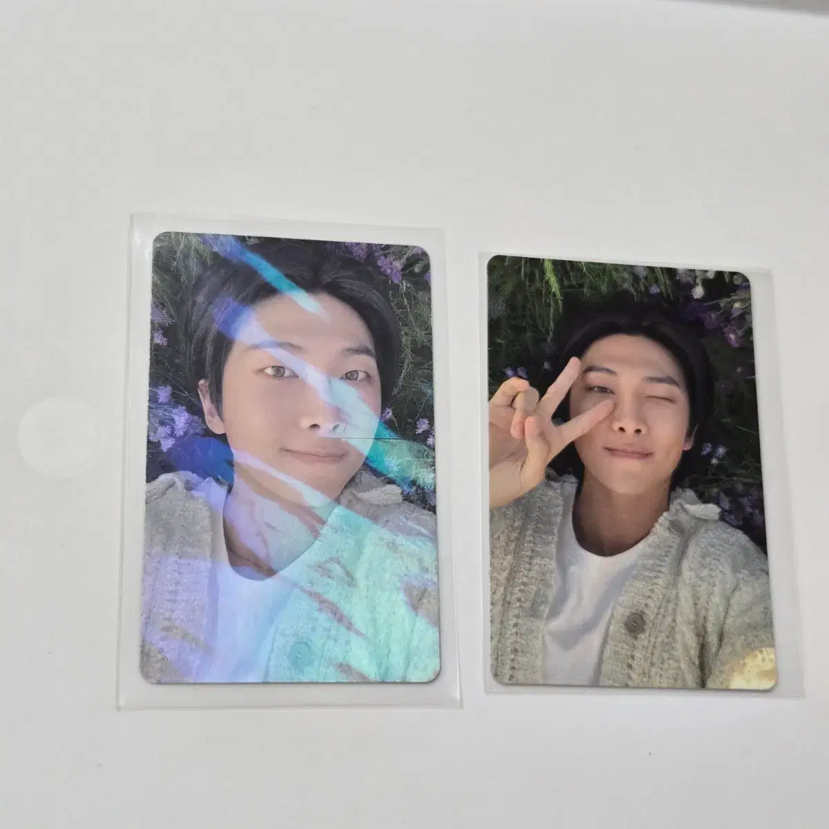 방탄 RM 남준 인디고 일본 jpfc & 유니버셜 포카