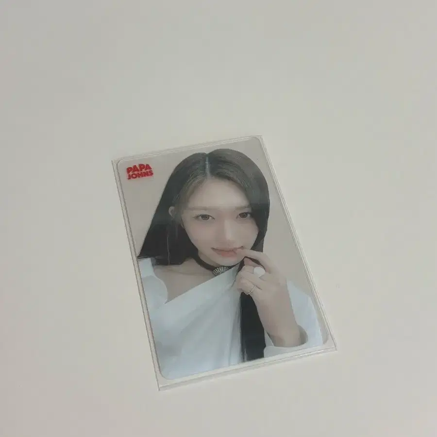 아이브 이서 파파존스 포토카드 포카