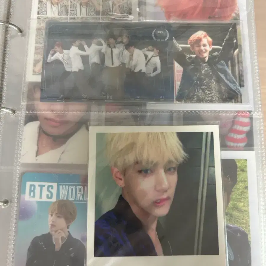 방탄 뷔 태형 포카 드볼