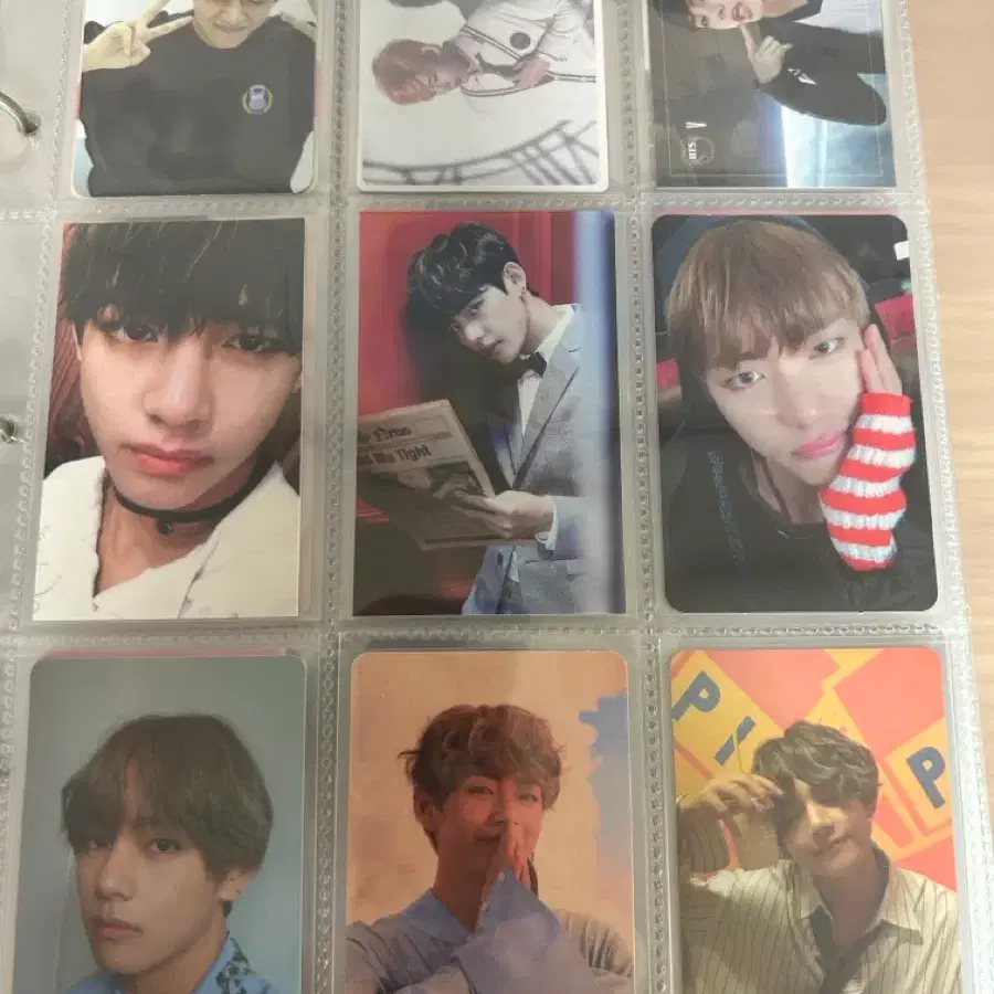 방탄 뷔 태형 포카 드볼 3