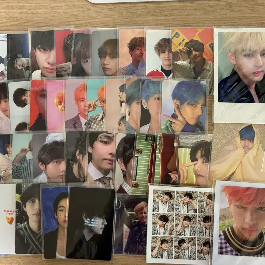 방탄 뷔 태형 포카 드볼