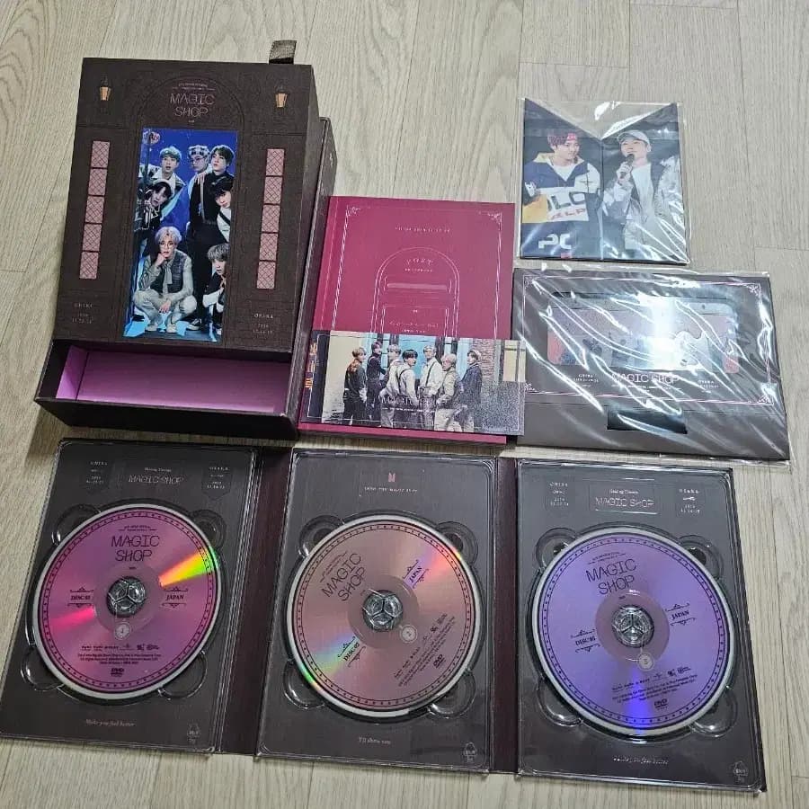 택포)방탄bts 일본매직샵일직샵 디비디dvd 딥디 정국태형지민석진윤기포카