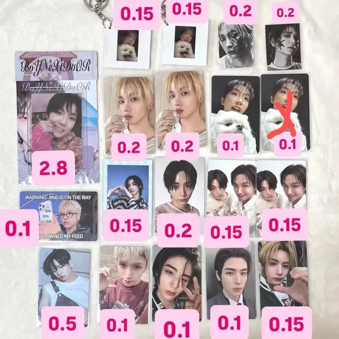 찐급처)보넥도 포카 양도 보넥도성호리우명재현태산이한운학 보넥도분철 양도 1