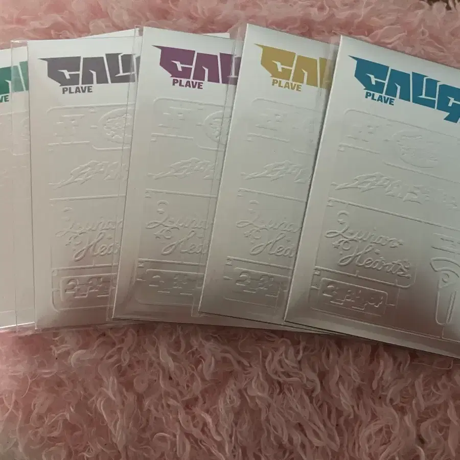플레이브 뿌우,칼리고 파트2 포카앨범(미개봉) 1