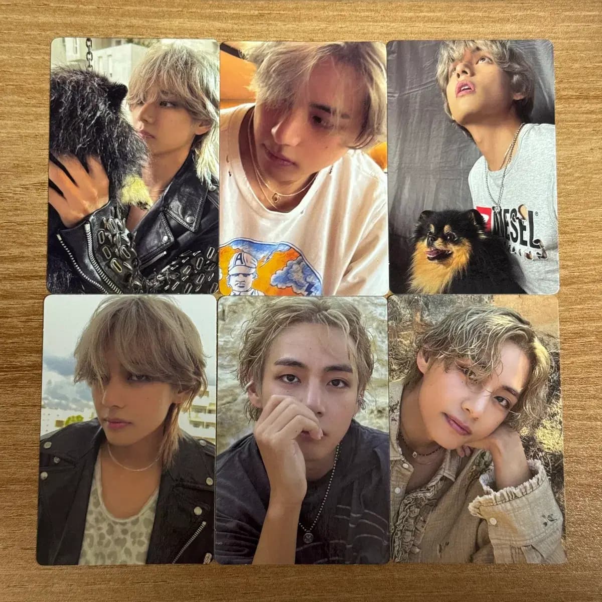 BTS 방탄 뷔 태형 레이오버 포카