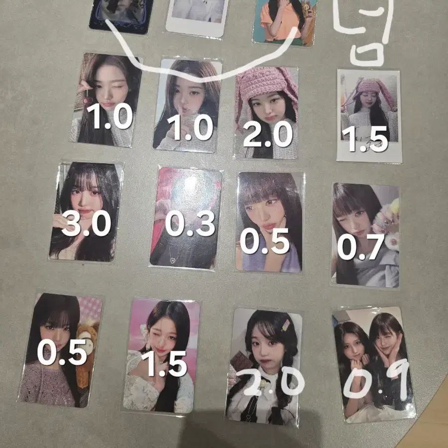 탈덕처분)아이브 포카 대량판매합니다