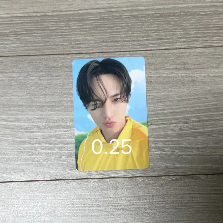 세븐틴 민규 포토카드