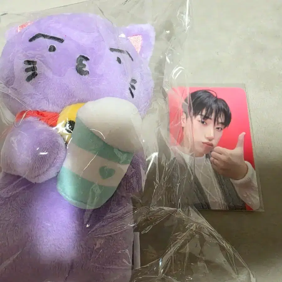 에이티즈  최산 인유판 컵 슬리브 미개봉 (포카o)