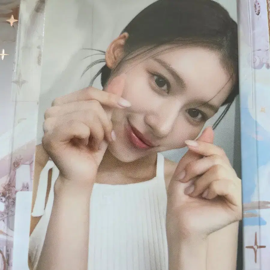 트와이스 사나 비오레 특전 포카 1