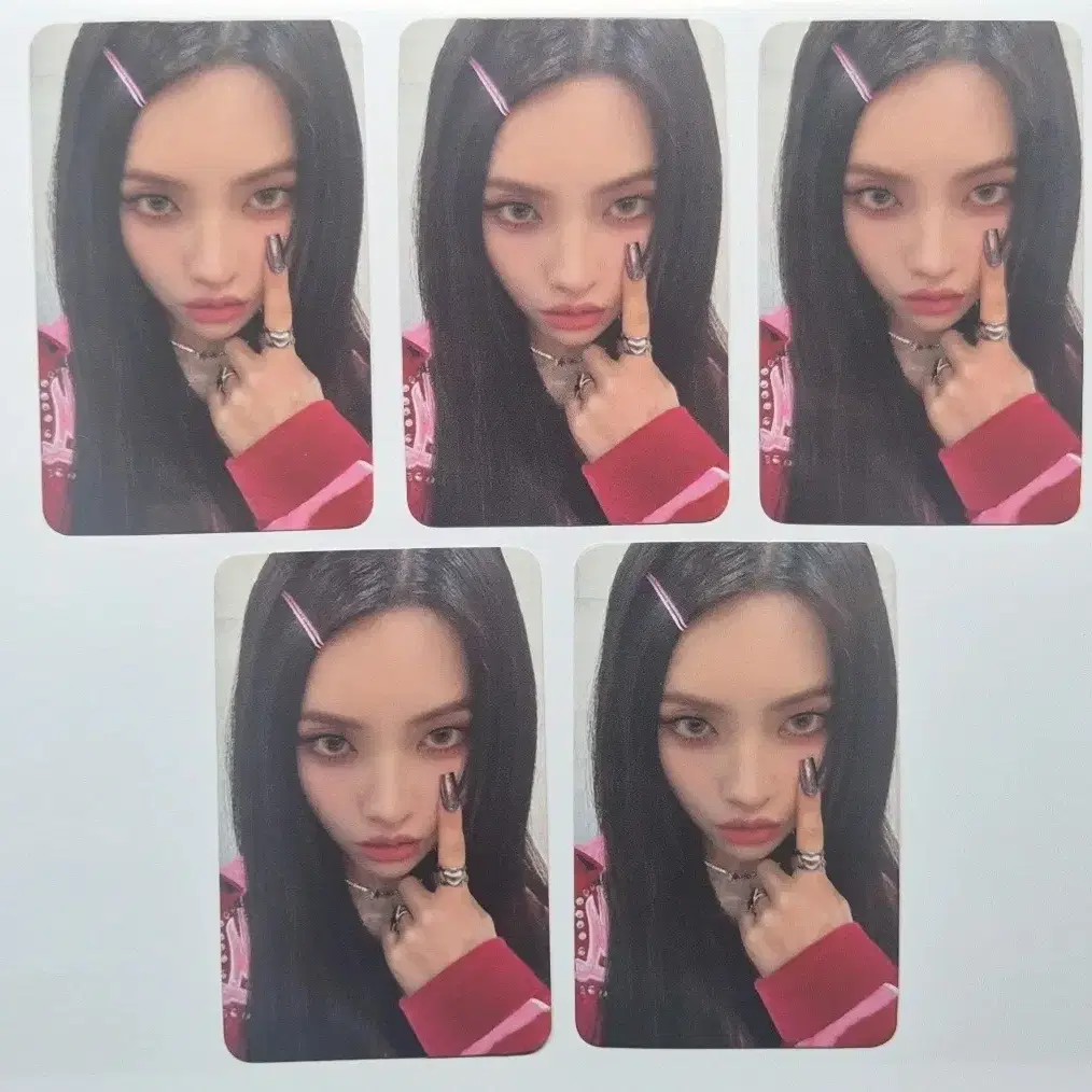 아이들 퀸카 I feel 자카르타 해외 한정 포토카드 판매합니다 우기 7