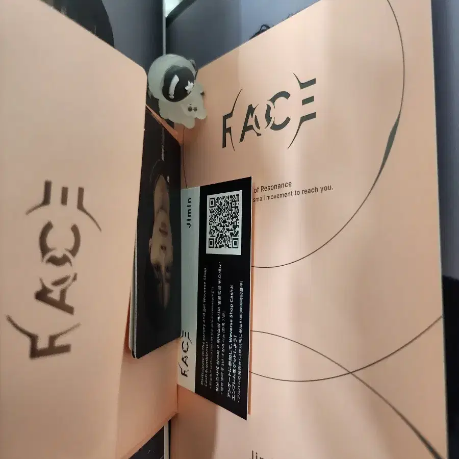 BTS 지민 FACE 앨범 포토카드 포함 3