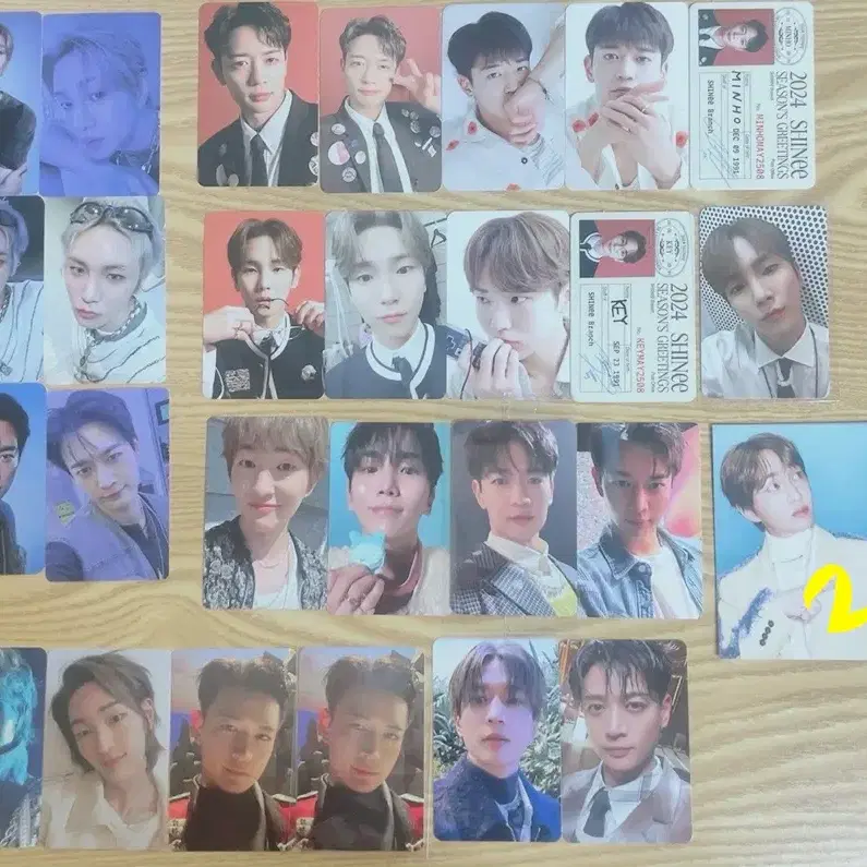 샤이니 온유 진기 키 기범 민호 포카 판매