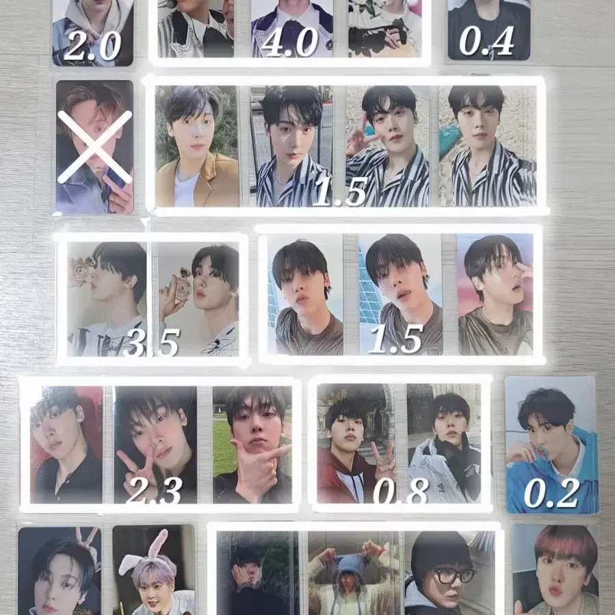 아스트로 엠제이 진진 차은우 문빈 윤산하 라키 포카 미공포 사나잇 팬콘 3