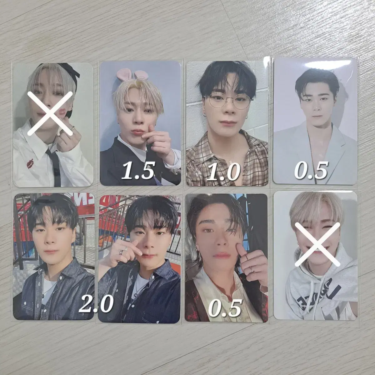 아스트로 엠제이 진진 차은우 문빈 윤산하 라키 포카 미공포 사나잇 팬콘 7