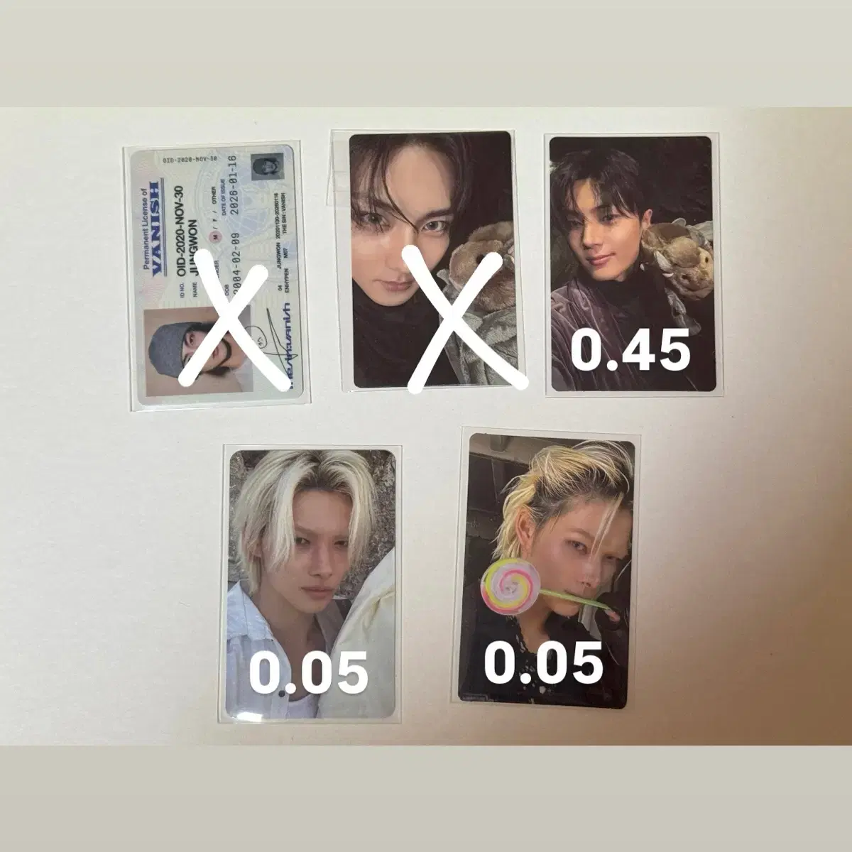 엔하이픈 정원 제이 종성 니키 위버스샵 럭드 포카 포토카드 양도 판매 1