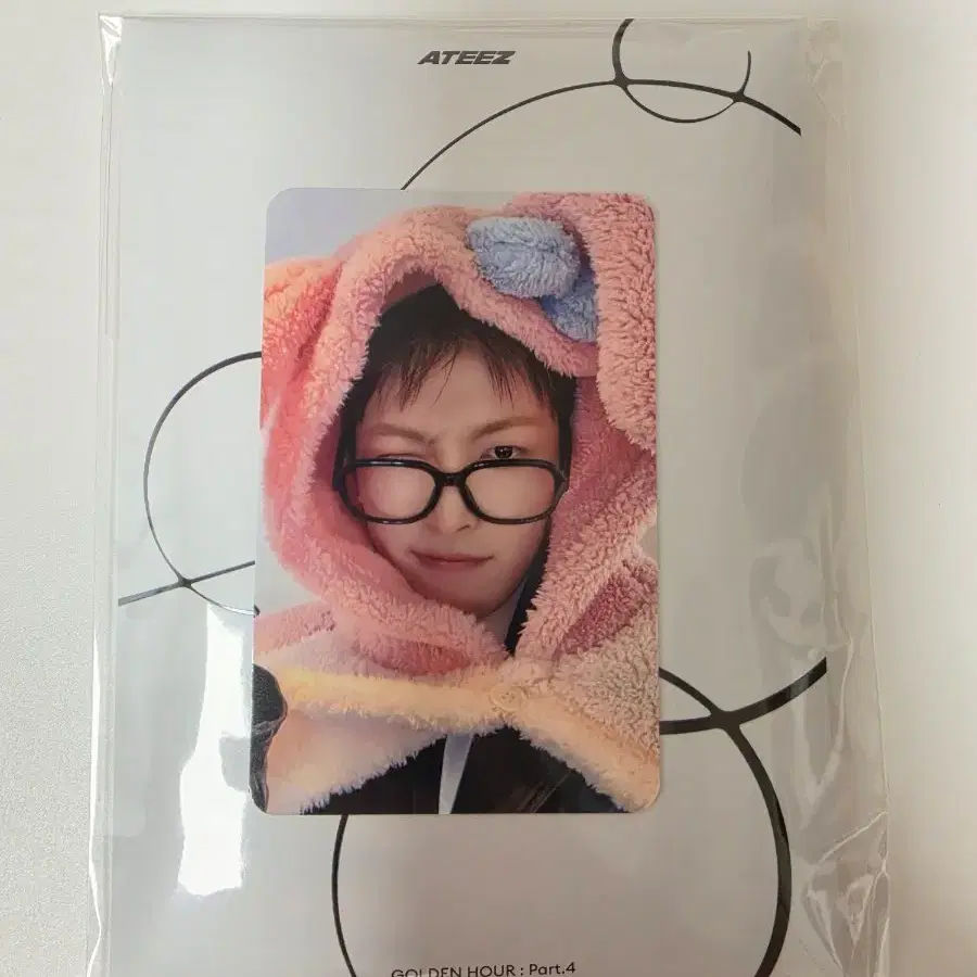 에이티즈 홍중 캐릭터 잠옷 분철 포카
