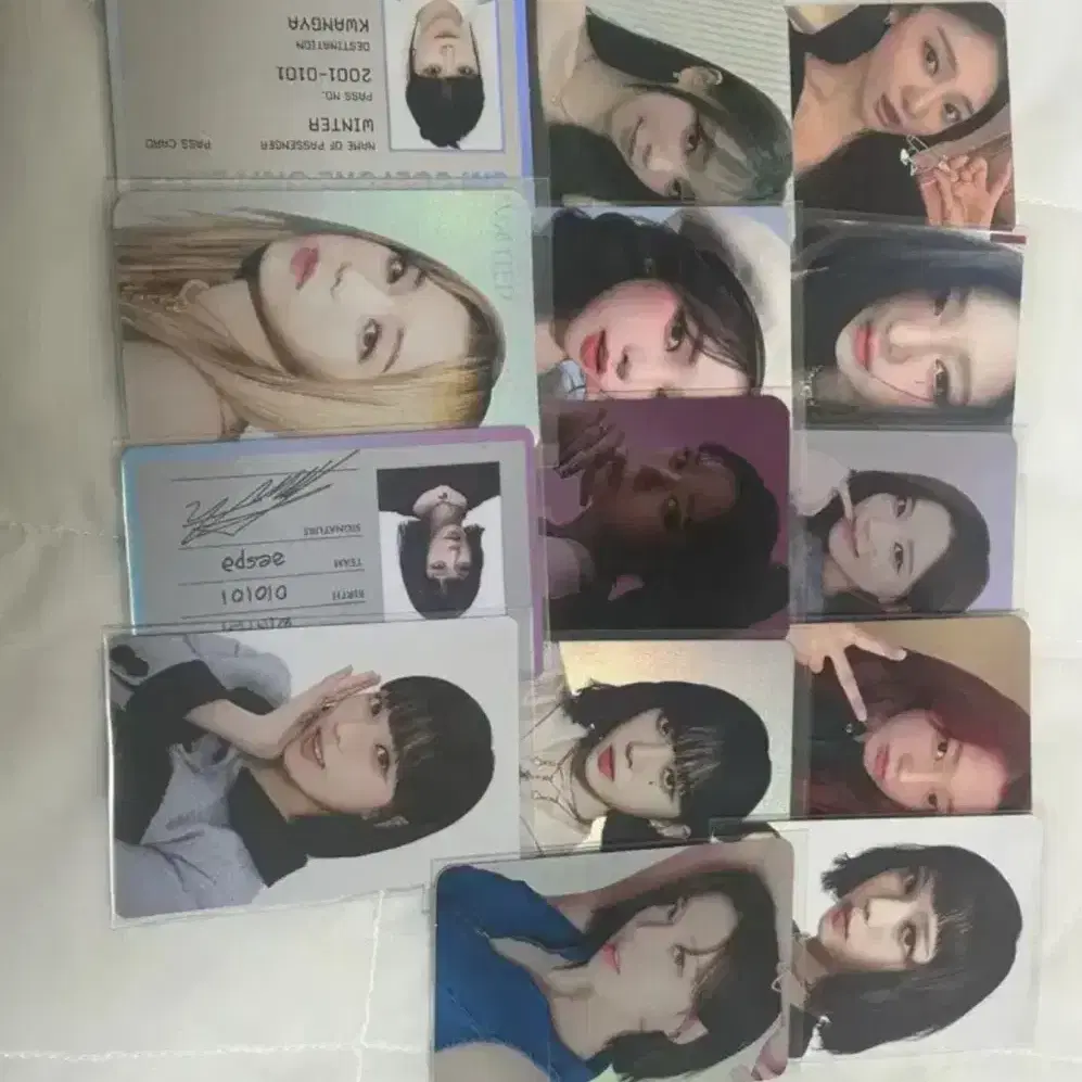 폭덤) 에스파 굿즈 처분 포카 엠디 탈덕 처분 양도 윈터 포카 2