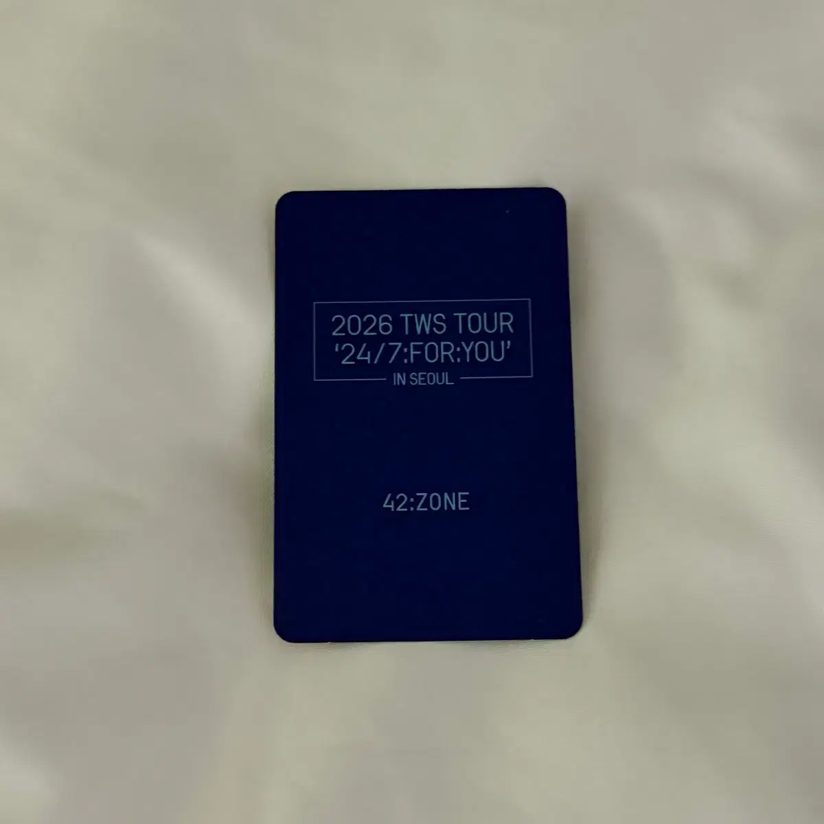 투어스 한진 42존 사이존 콘서트 포카 tws 포토카드 2
