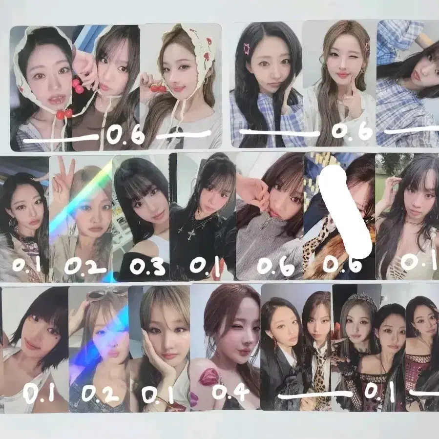 !! 키스오브라이프 포카 !! 쥴리 나띠 벨 하늘 키오프 미공포 앨포