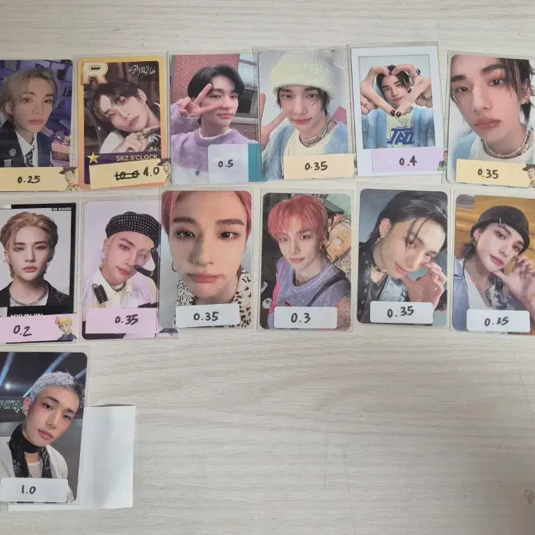 스트레이키즈 포카 양도합니다.)방찬리노창빈현진한필릭스승민아이엔 4