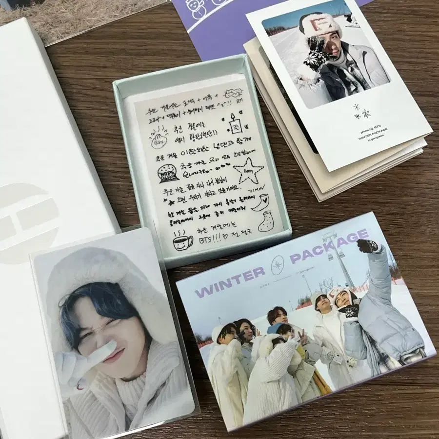 방탄 2021 윈터패키지 풀구성 지민(포카, 필름 포함) 3