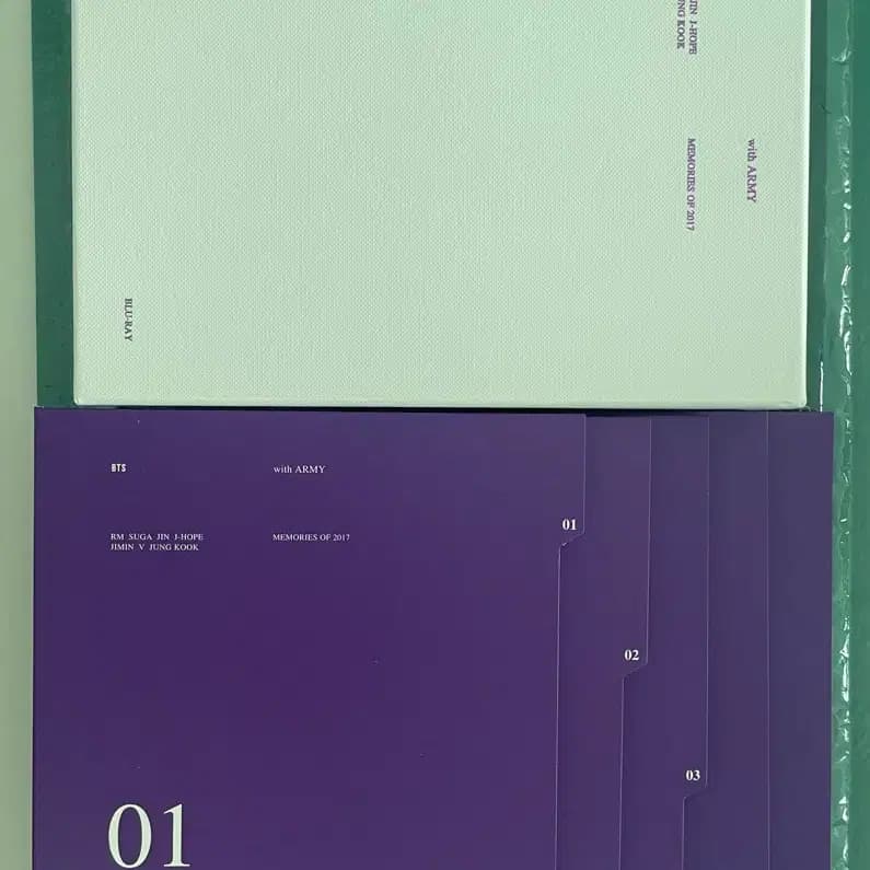 2017메모리즈 블루레이 +제이홉포카 full box 2