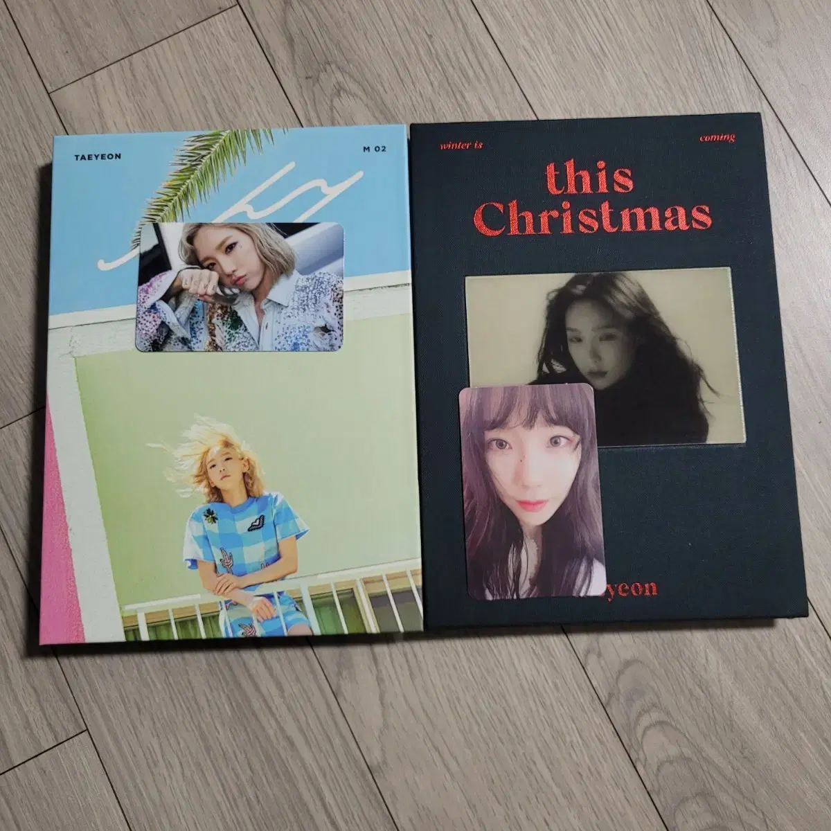 태연 why 및 This Christmas 앨범 포토카드 포함 1