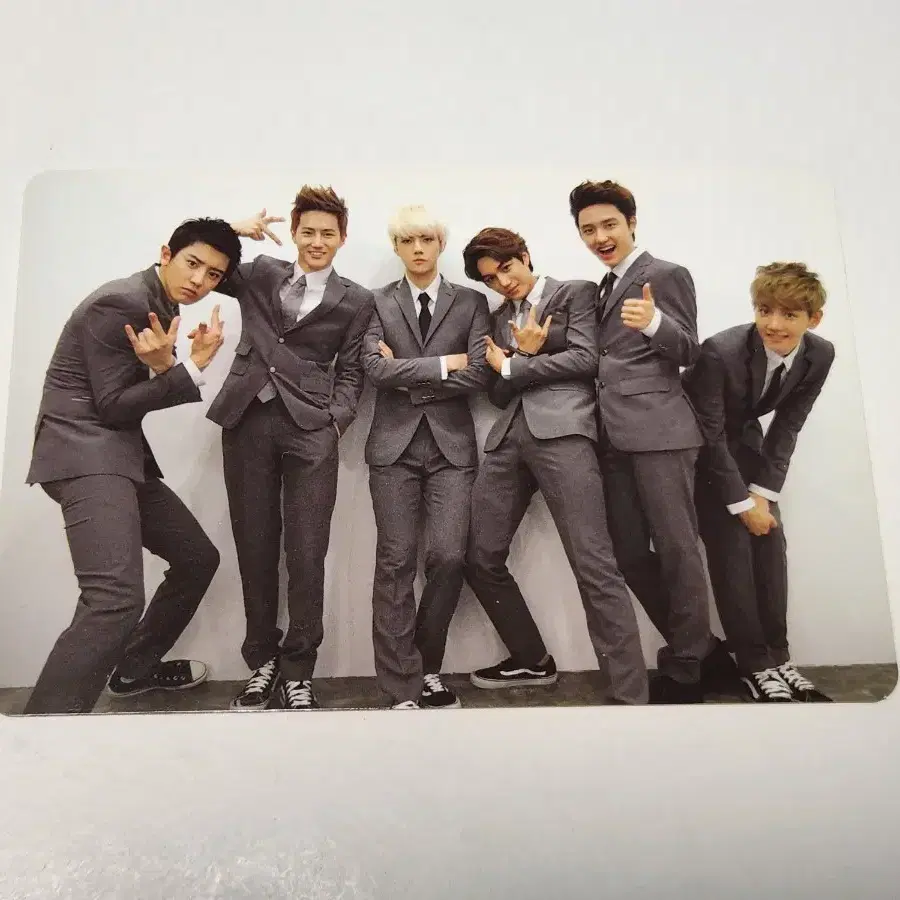 엑소 EXO-K 으르렁 단체 포카 1