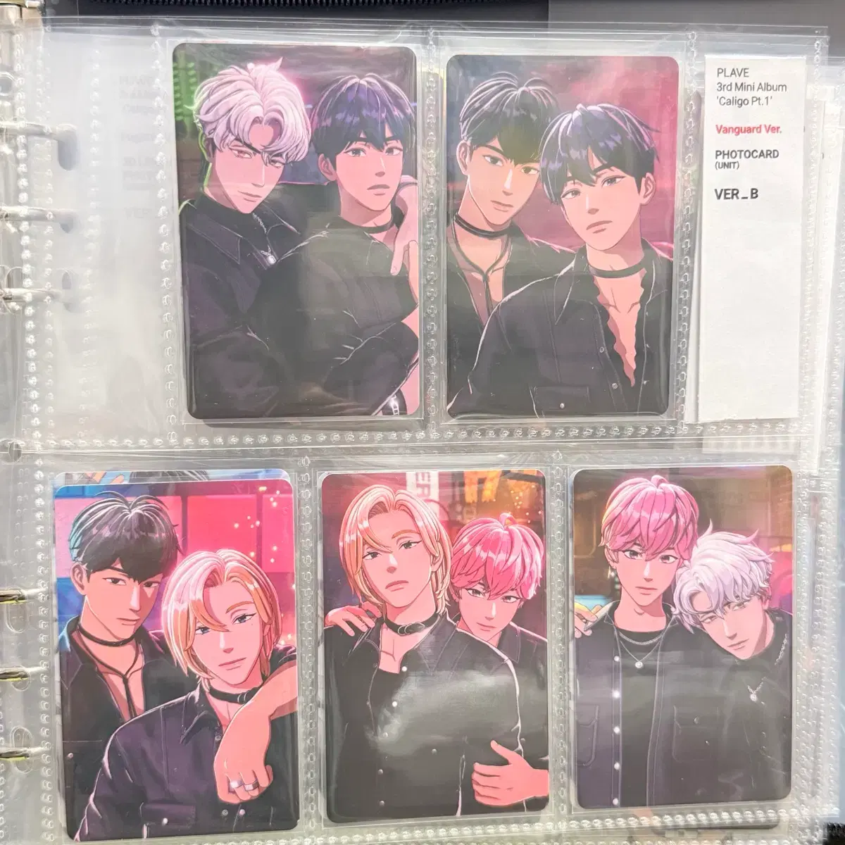 all set)플레이브 PLAVE 칼리고pt.1 유닛포카 드볼 2
