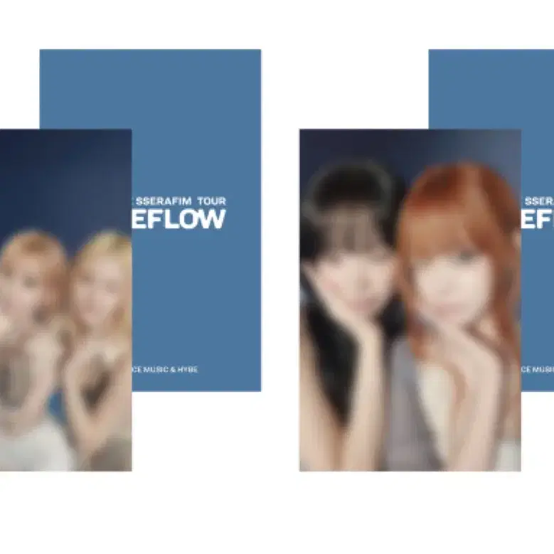 르세라핌 PUREFLOW 콘서트 md 후드집업 유닛 포카 양도