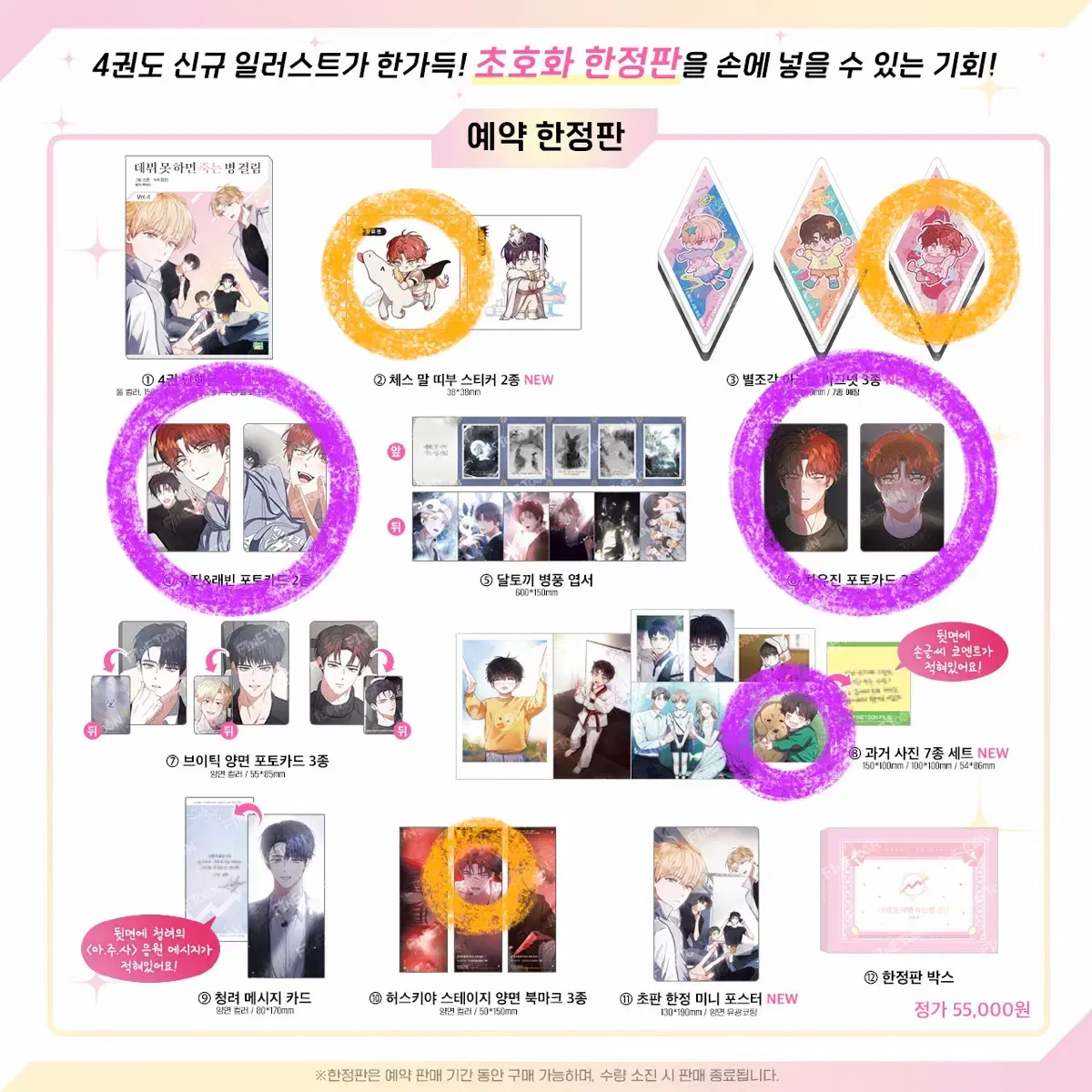 구해요) 데못죽 4부 한정판 차유진 분철 구매 포토카드 과거사진 1