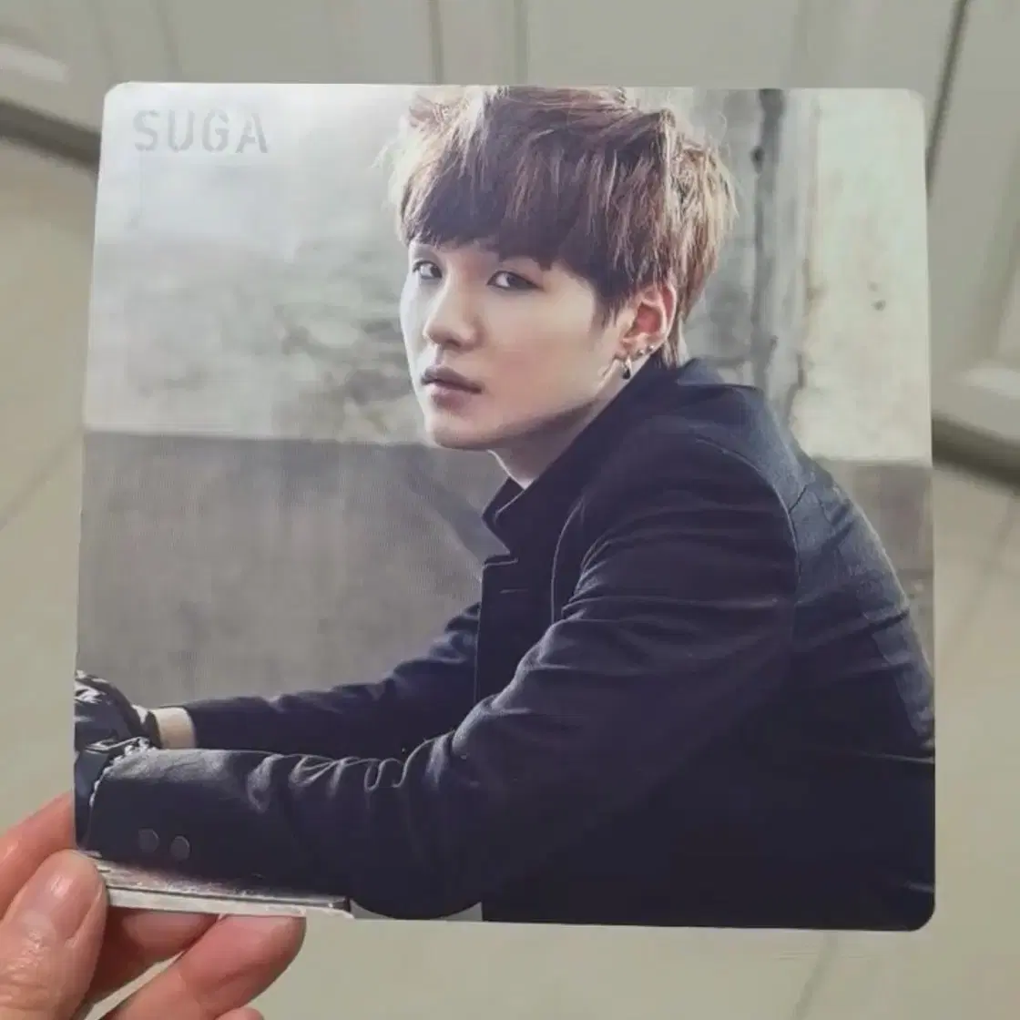 방탄 bts 슈가 윤기 팬사인회 사인 포카 1