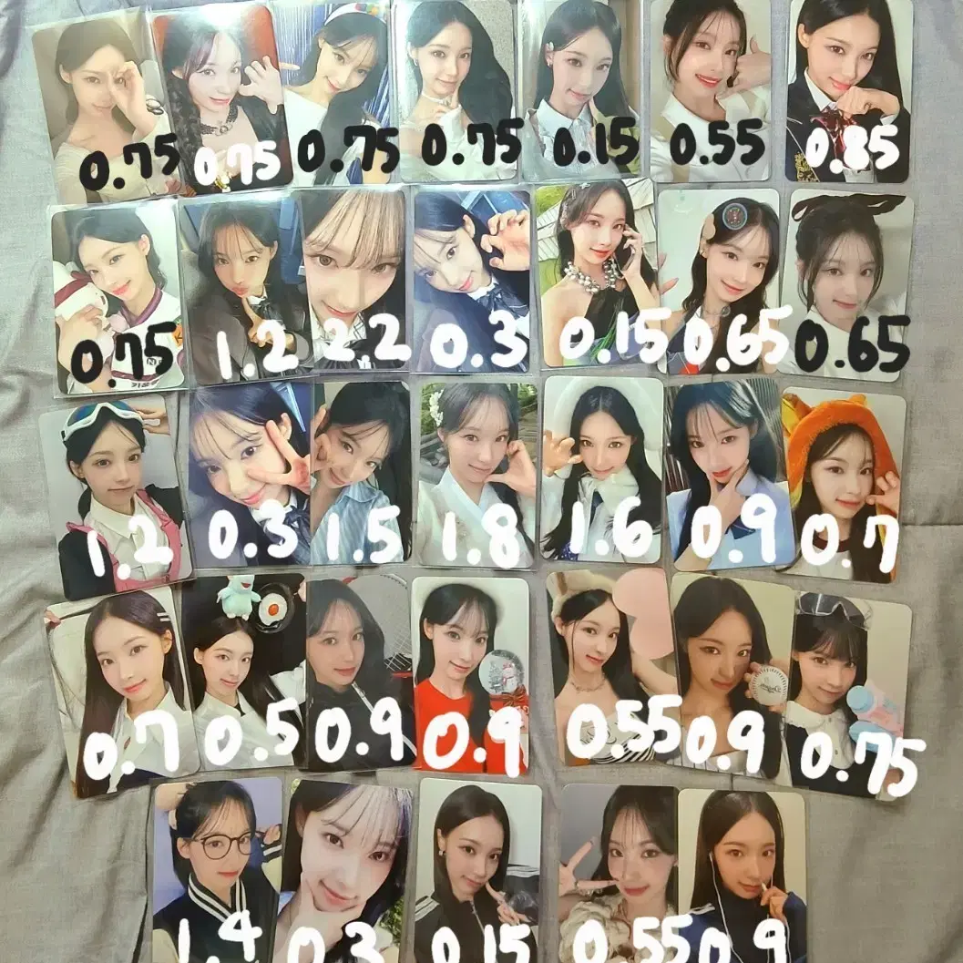 할인!희귀매물많음) 리센느 원이 포카 양도 런어웨이 밀뮤 미나미 프리티걸 1