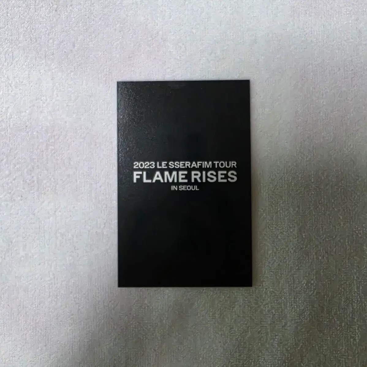 르세라핌 피어나존 홍은채 포카 flame rises 콘서트 포카 2