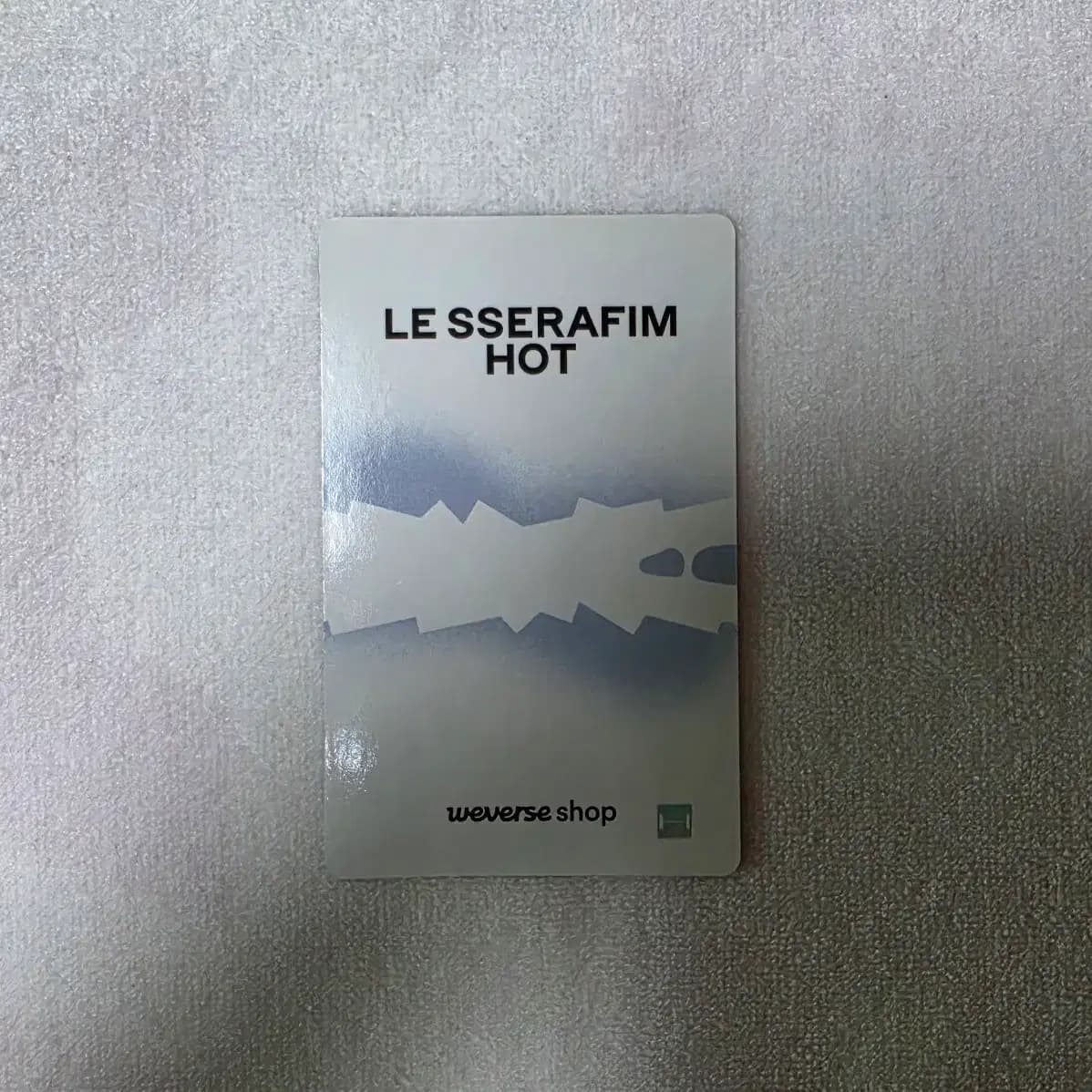 르세라핌 홍은채 hot 포카 2