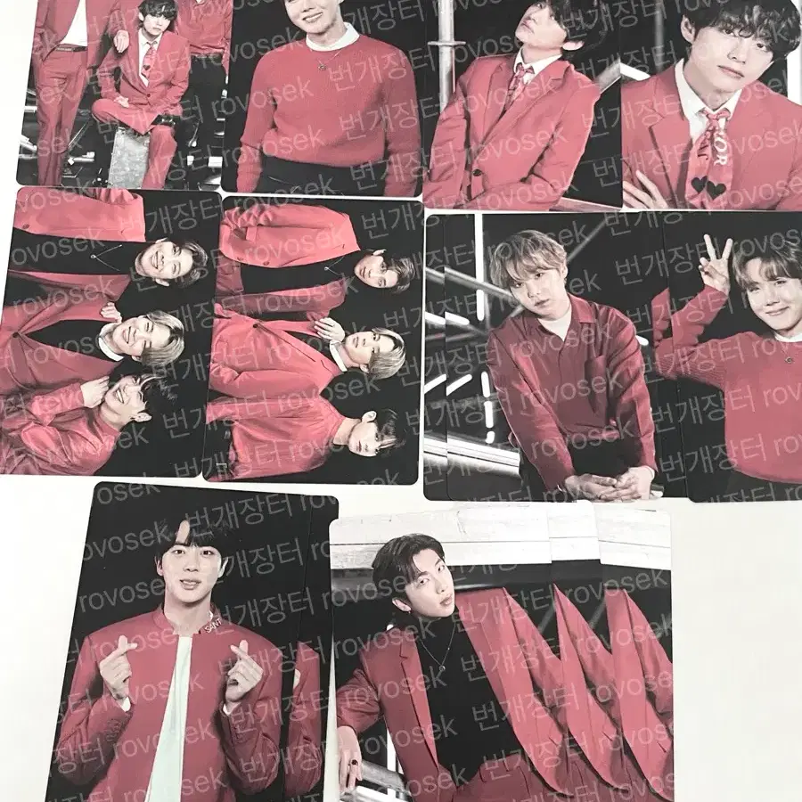 방탄 맵솔원 온콘 미니 포카 진 알엠 뷔 정국 지민 슈가 제이홉 1