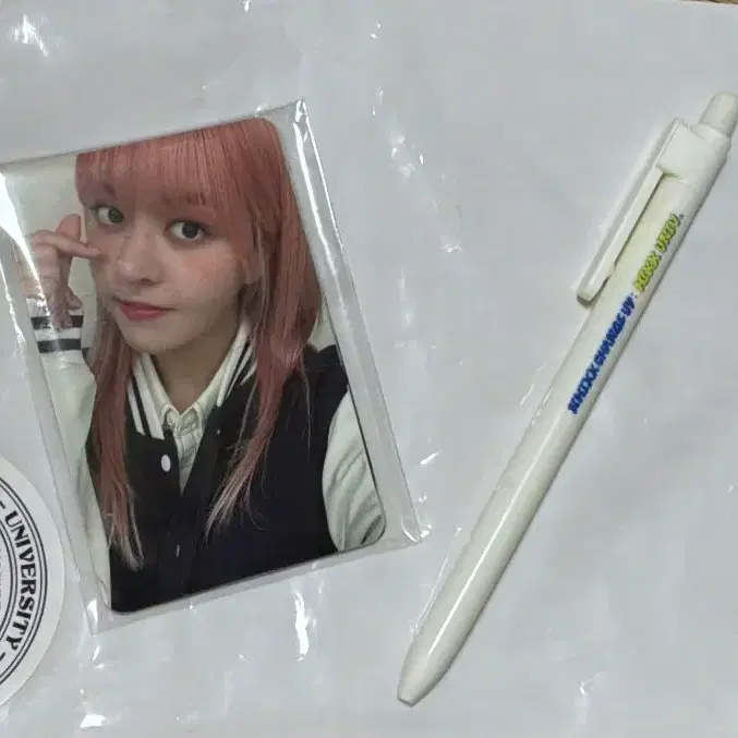 엔믹스 NMIXX 1차 팬콘 굿즈 포토카드 + 펜