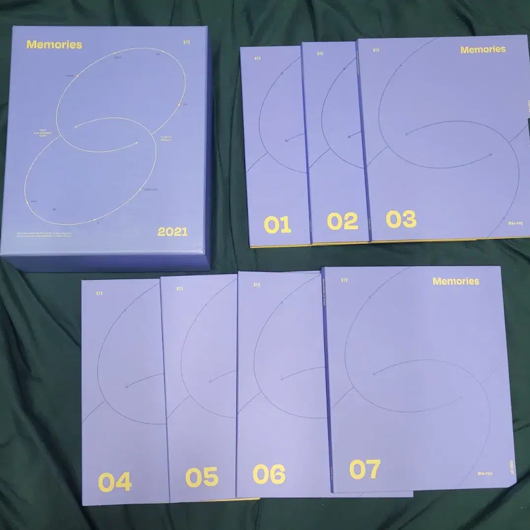 방탄 2021 메모리즈 블루레이 진 포카 포함 2