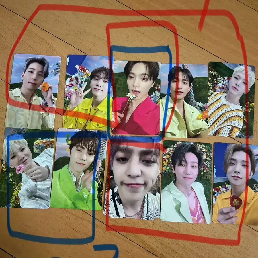 세븐틴 섹터 포카 에스쿱스 원우 우지 승관 디에잇 앨범