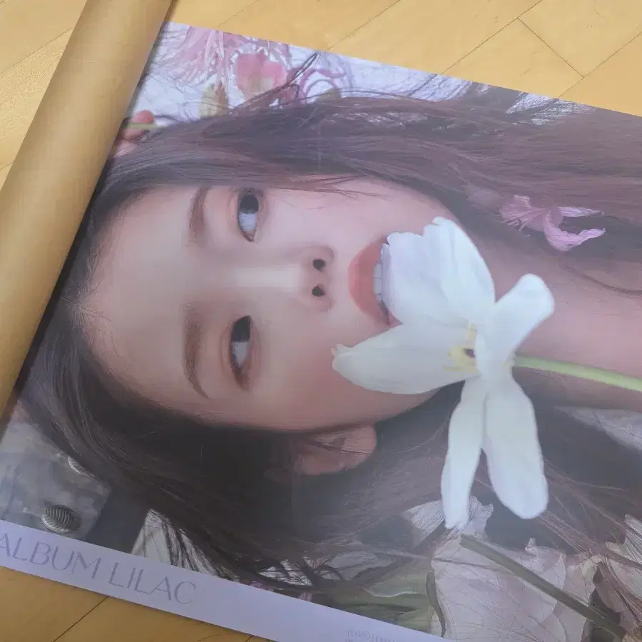 아이유 제이에스티나 참이슬 콜라보 목걸이 푸라닭 포카 라일락 포스터 4