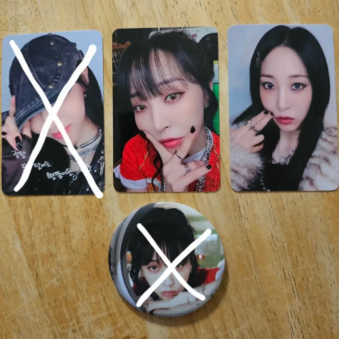 마마무 문별 런드리 공방 포토카드 뱃지