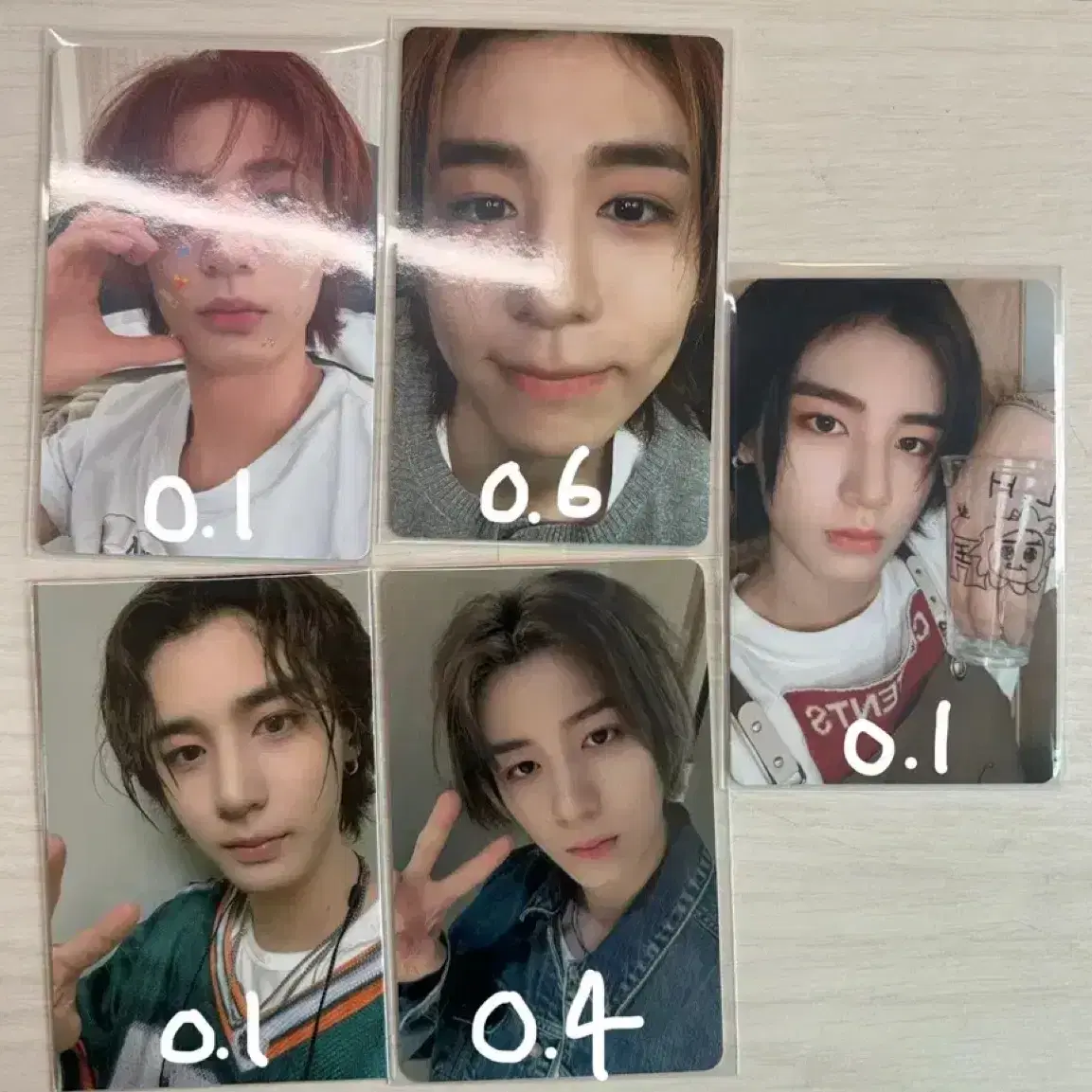 보넥도 이한 포카 판매합니다 홈 19.99 노장르 특전