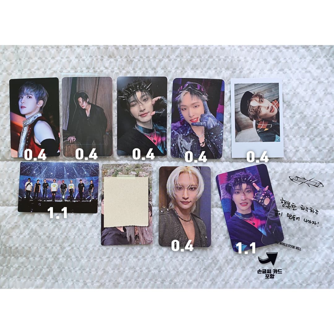 에이티즈 THE WORLD EP.FIN : WILL 미친폼, 단체 포카 1