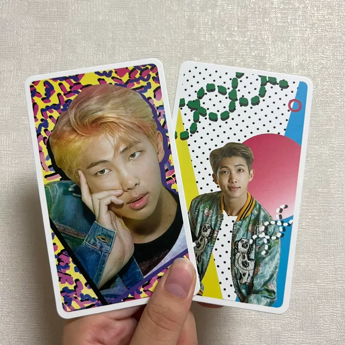 방탄소년단 BTS 2018 디스패치 디아이콘 RM 남준 포토카드 2