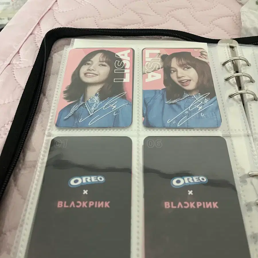 블랙핑크 한정판 오레오 포토카드 2