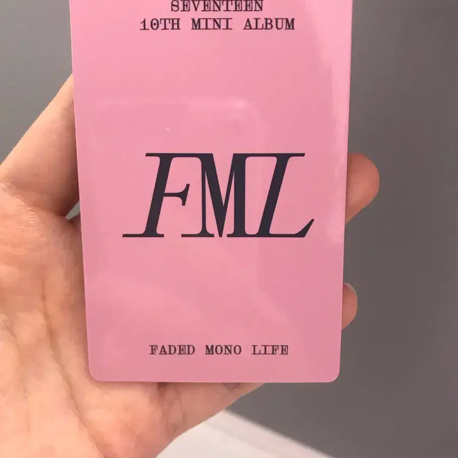 세븐틴 fml 이즈위 에스쿱스 포카 2